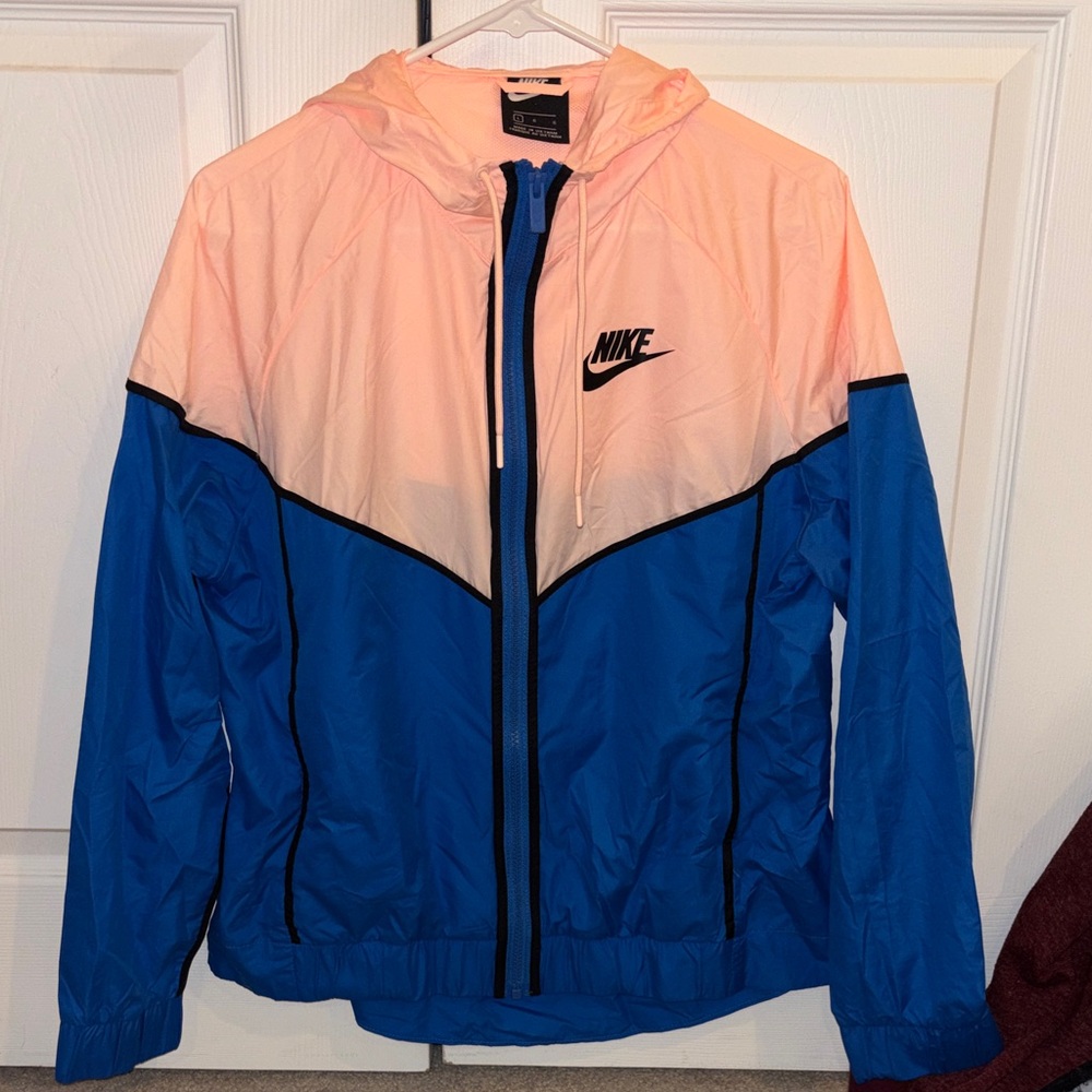 Nike Coral and Royal Blue Jacket